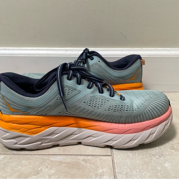 HOKA One One Bondi 7 Athletic Running Shoes - Picture 4 of 13
